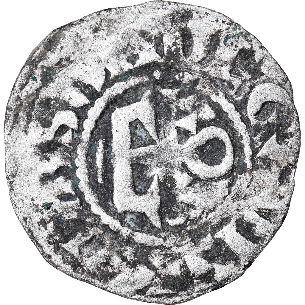 Moneta, Francia, Anjou, Foulques IV, Denarius, Angers, MB, Argento, Boudeau:152