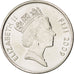 Coin, Fiji, Elizabeth II, 10 Cents, 2009, MS(63), Nickel plated steel, KM:120