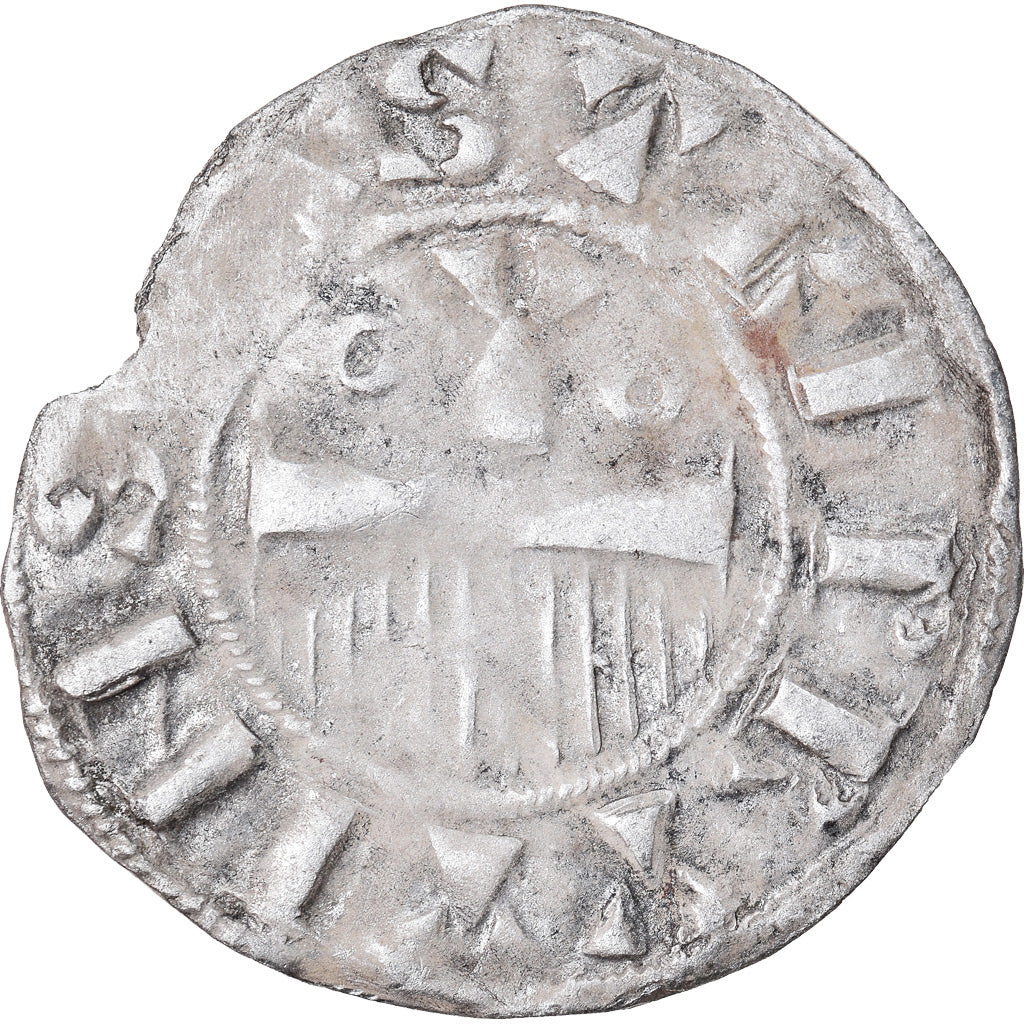 Coin, France, Champagne, Thibaut II, Denarius, Provins, VF(30-35), Silver
