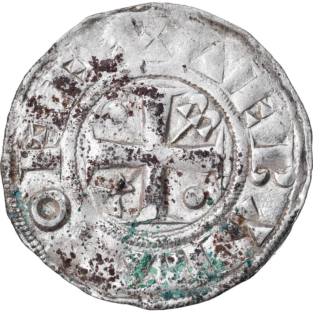 Coin, France, Champagne, Thibaut II, Denarius, Provins, EF(40-45), Silver
