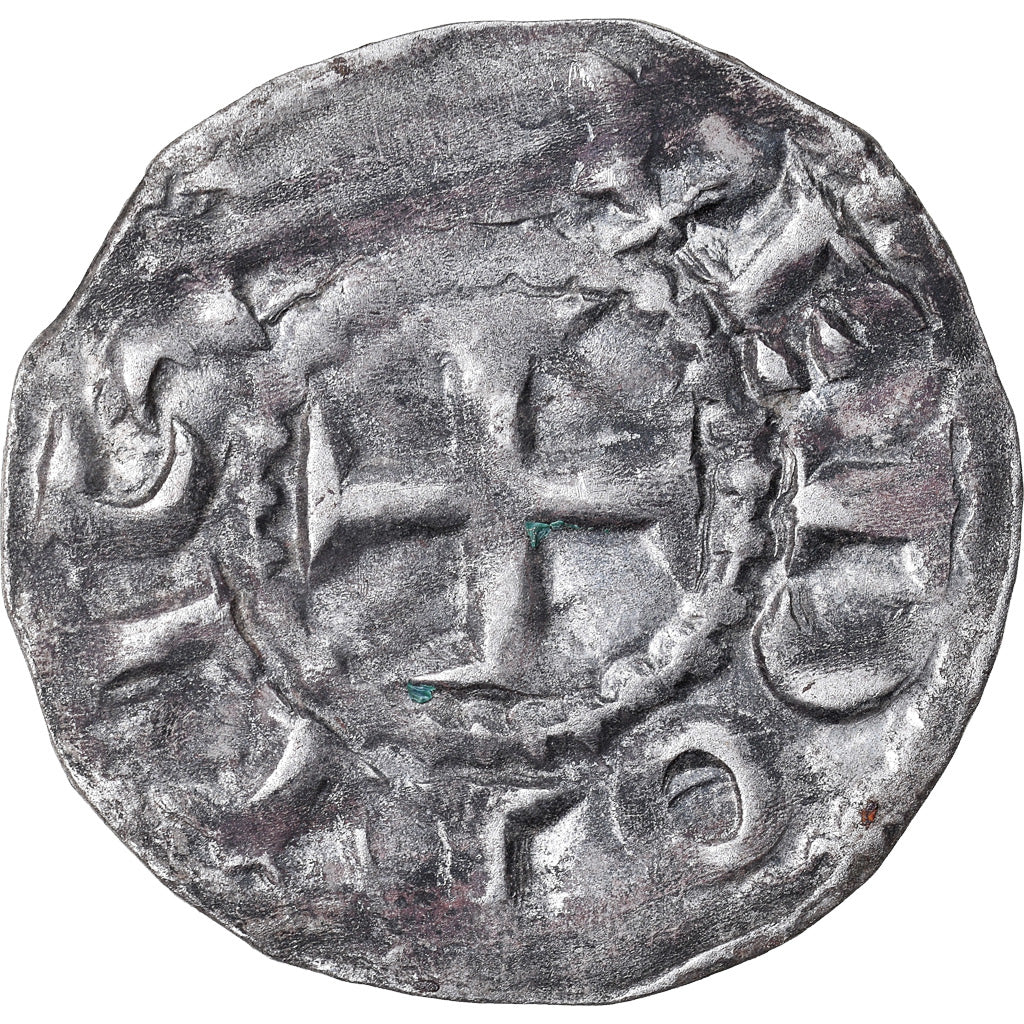 Moneta, Francja, Bretagne, Conan III, Denarius, Rennes, VF(30-35), Srebro