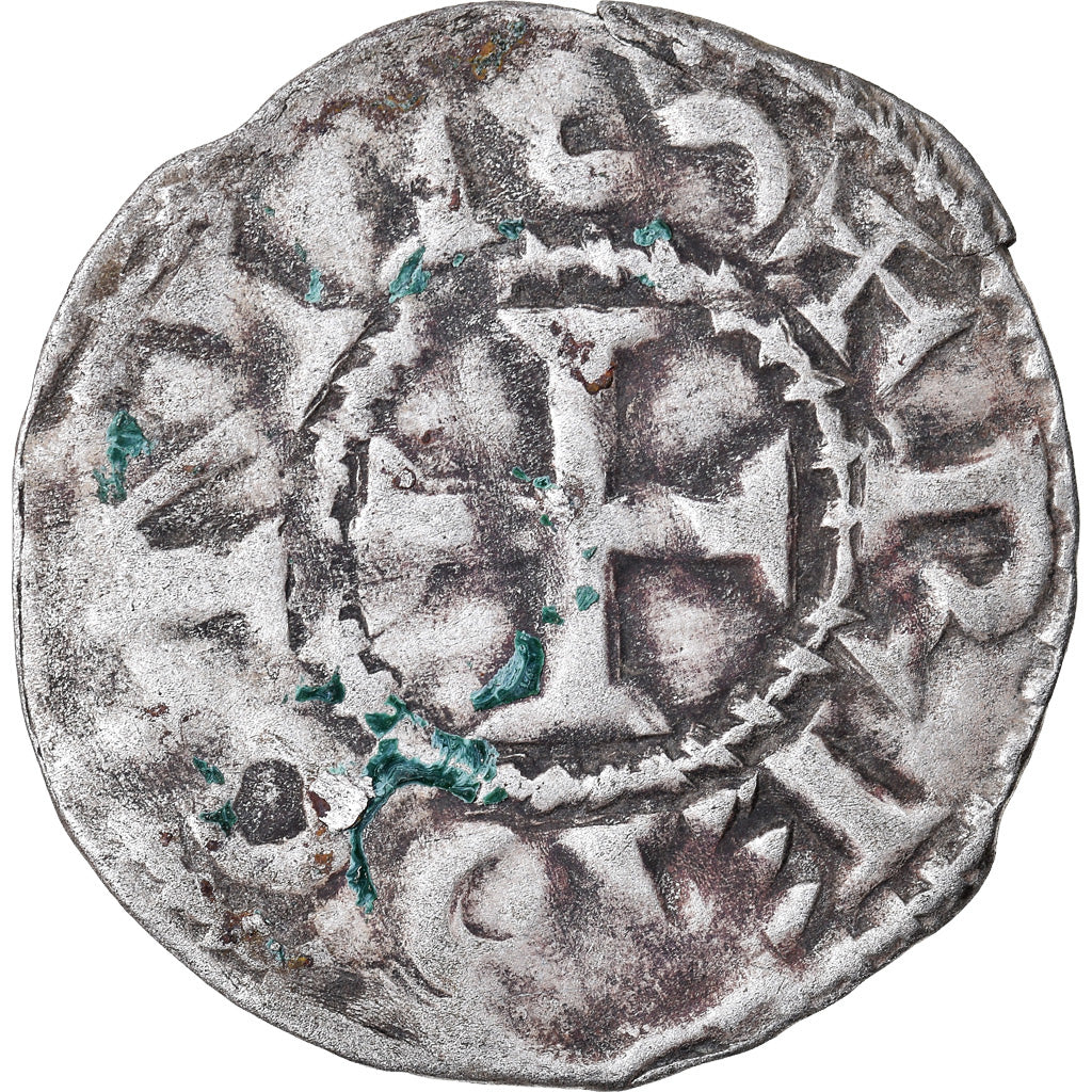 Moneta, Francja, Bretagne, Conan III, Denarius, Rennes, VF(30-35), Srebro