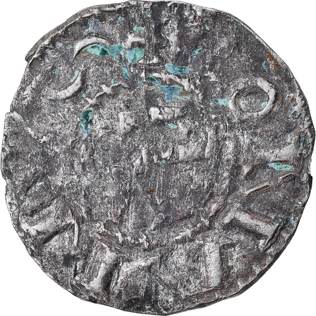 Moneta, Francja, Bretagne, Conan III, Denarius, Rennes, VF(30-35), Srebro