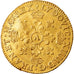 Moneda, Francia, Louis XIV, Lis d'or, Lis D'or, 1656, Paris, MBC+, Oro, KM:217