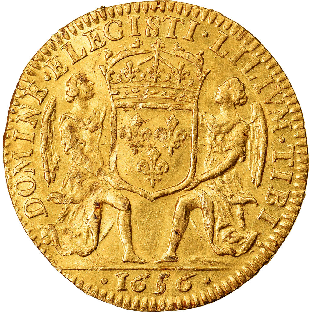 Münze, Frankreich, Louis XIV, Lis d'or, Lis D'or, 1656, Paris, SS+, Gold