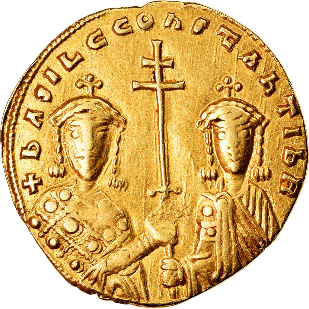 Coin, Basil II Bulgaroktonos, Histamenon Nomisma, Constantinople, AU(50-53)