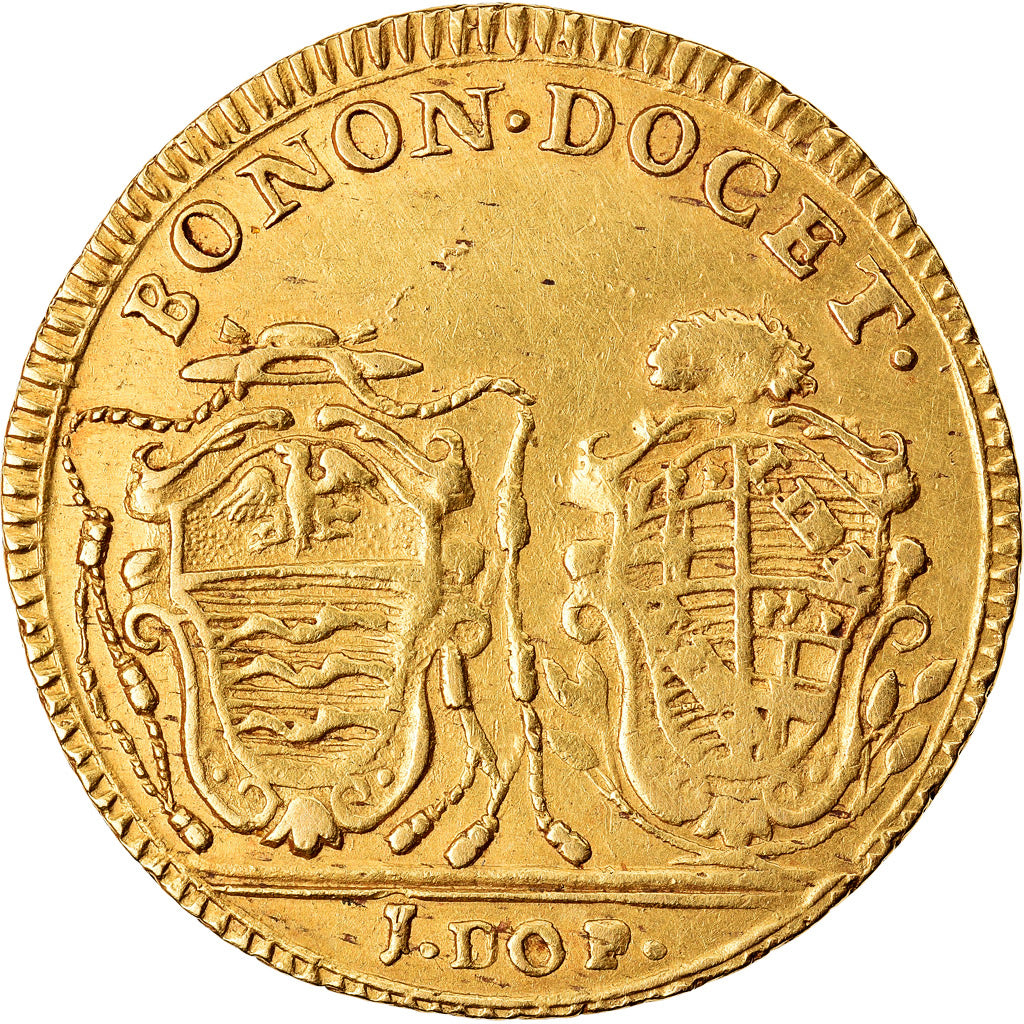 Moneta, DEPARTAMENTY WŁOSKIE, PAPAL STATES-BOLOGNA, Pius VI (Sestus), Doppia