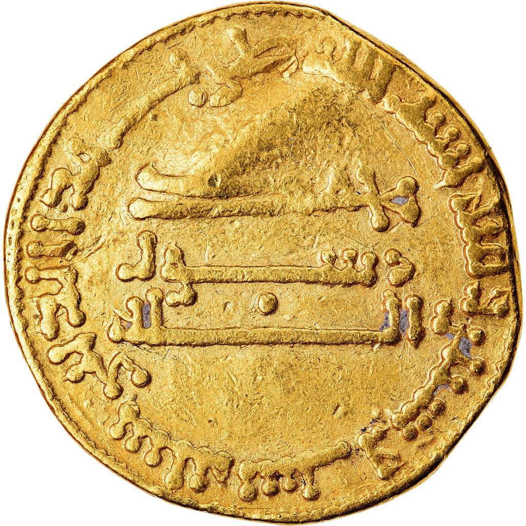 Coin, Abbasid Caliphate, al-Mahdi, Dinar, AH 166 (782/783), EF(40-45), Gold