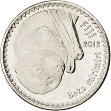 FIJI, 10 Cents, 2012, Royal Canadian Mint, KM #333, MS(63), Nickel Plated...