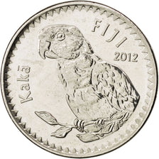 FIJI, 20 Cents, 2012, Royal Canadian Mint, KM #334, MS(63), Nickel Plated...