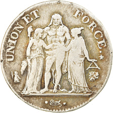 Coin, France, Union et Force, 5 Francs, AN 9, Bayonne, VF(20-25), Silver