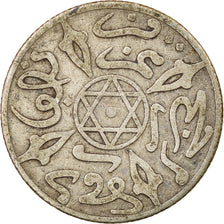 Coin, Morocco, 'Abd al-Aziz, 1/2 Dirham, 1898 (1316), Paris, VF(30-35), Silver