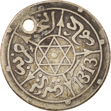 Coin, Morocco, 'Abd al-Aziz, 1/2 Dirham, 1895/AH1313, Berlin, VF(30-35), Silver