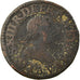 Moeda, França, Louis XIII, Double Tournois, 1611, Paris, VF(20-25), Cobre