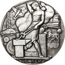 Frankreich, Medal, The Fifth Republic, Business & industry, STGL, Silvered
