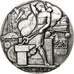 Frankreich, Medal, The Fifth Republic, Business & industry, STGL, Silvered