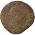 Moneta, Francia, Henri III, Double Tournois, Bourges, MB, Rame, Sombart:4032