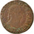 Moneda, Francia, Henri III, Double Tournois, Troyes, BC+, Cobre, CGKL:134