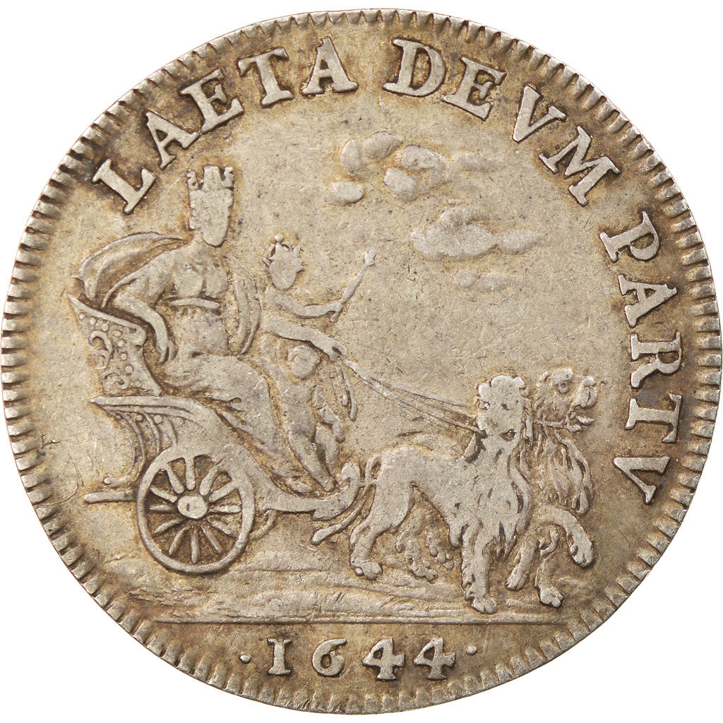 France, Jeton, Royal, Louis XIV, Conseil du Roi, 1644, TTB, Argent