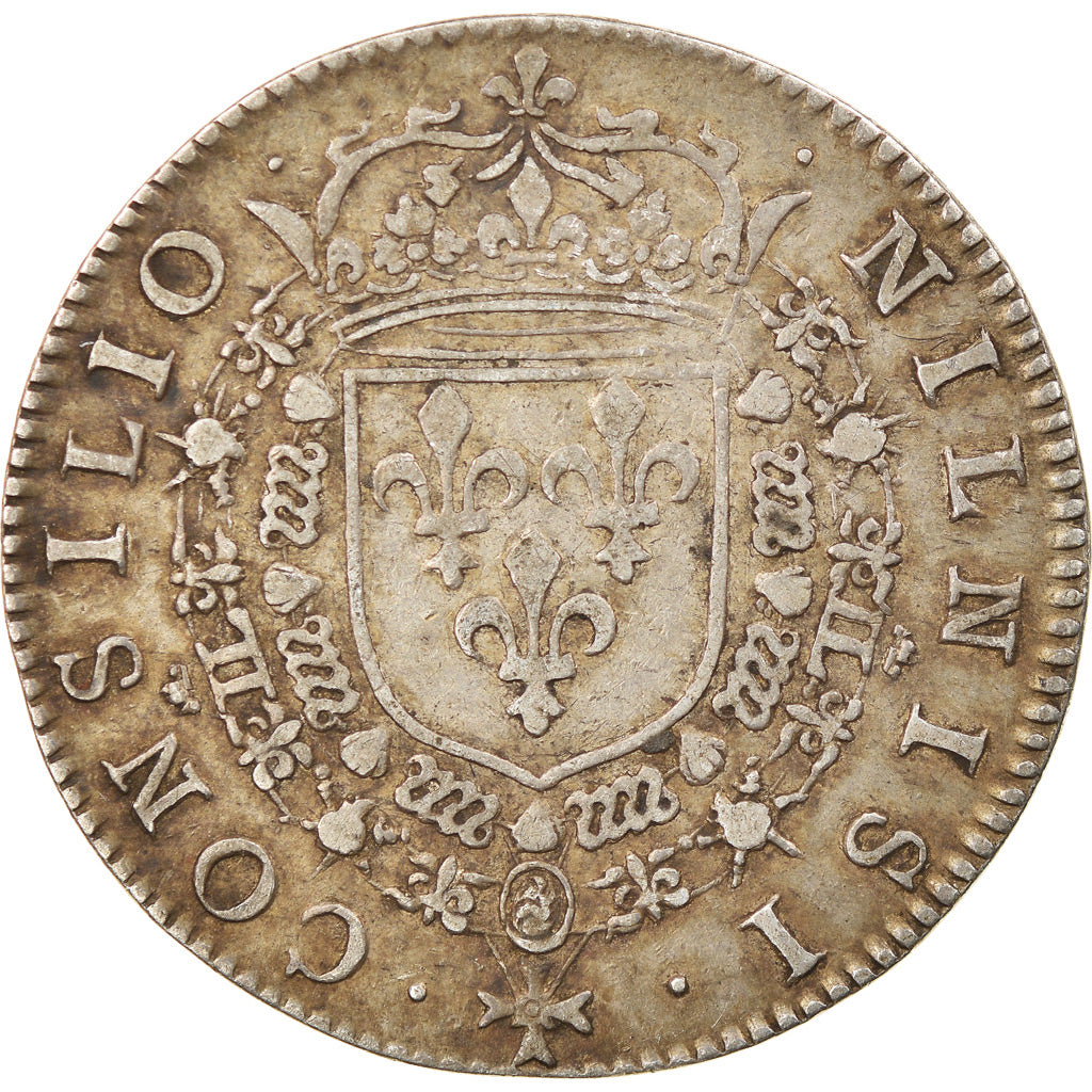 France, Jeton, Royal, Louis XIV, Conseil du Roi, 1644, TTB, Argent