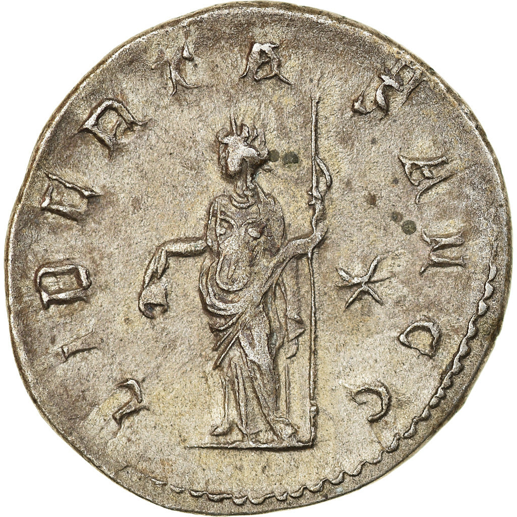 Moneta, Trebonianus Gallus, Antoninianus, 251-252, Roma, BB+, Biglione, RIC:38