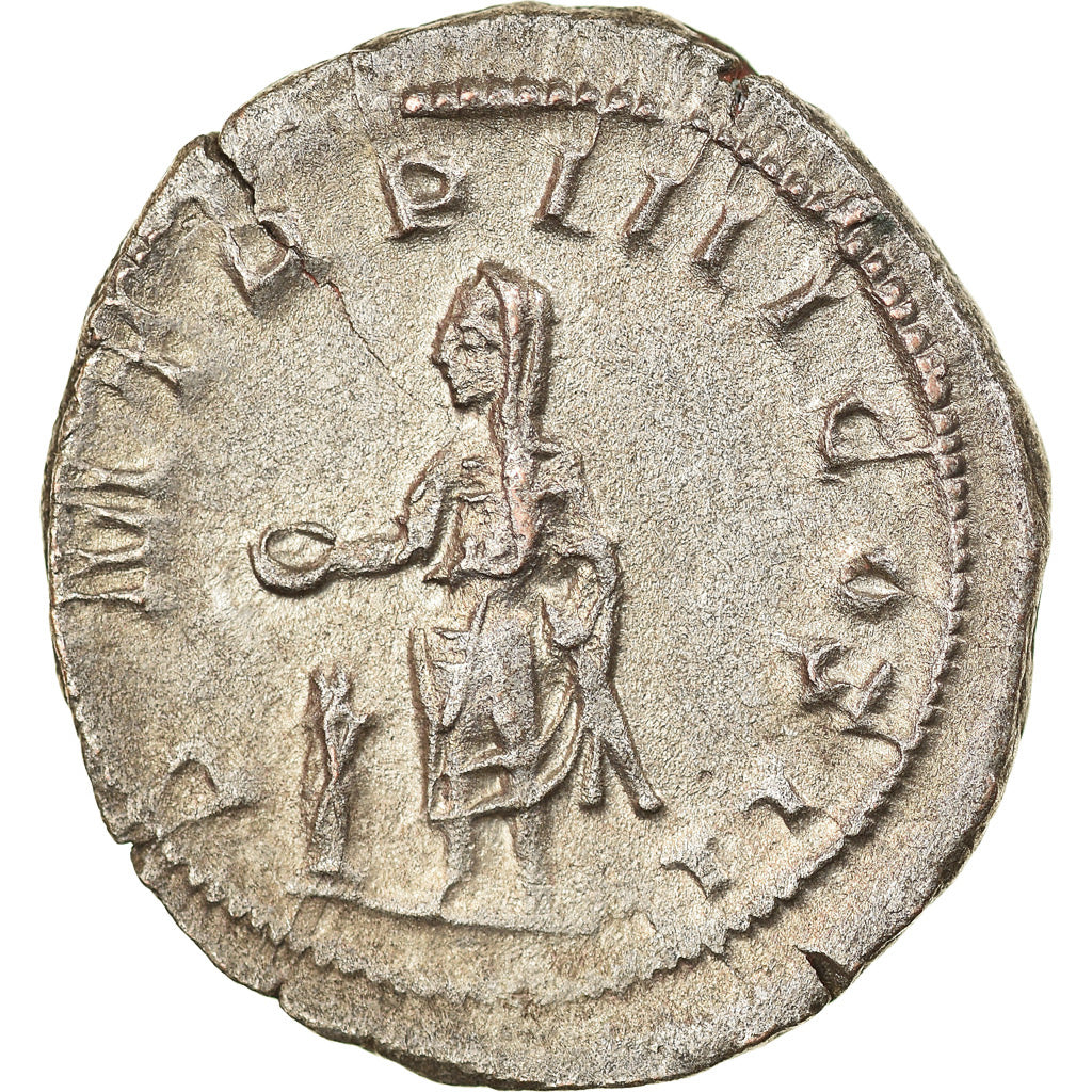 Coin, Volusian, Antoninianus, 253, Rome, AU(50-53), Billon, RIC:141