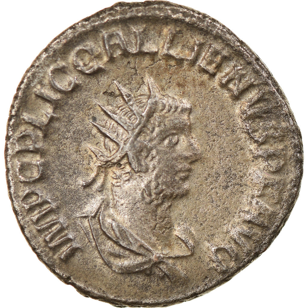 Moeda, Gallienus, Antoninianus, 255-256, Samosata, AU(55-58), Lingote, RIC:447