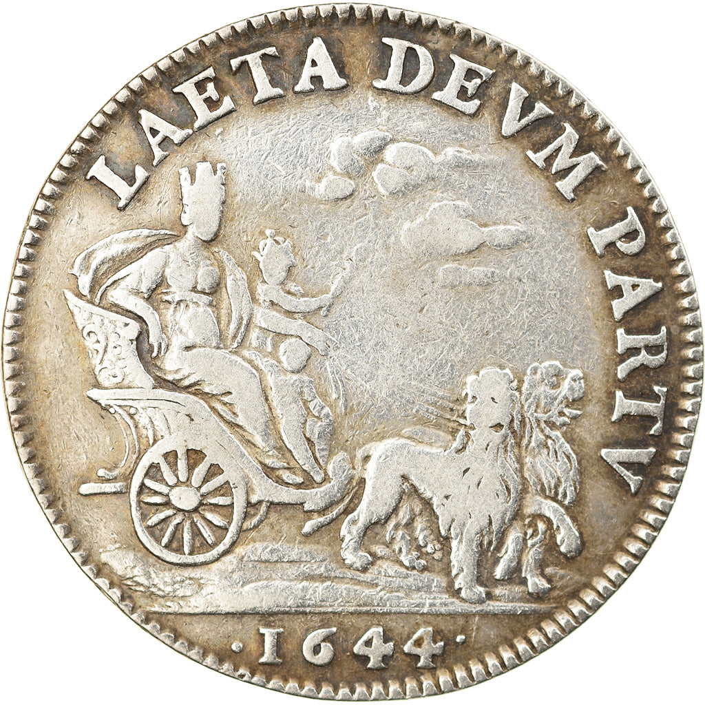 Francja, Token, Claude de Guenegaud, 1644, EF(40-45), Srebro, Feuardent:5627