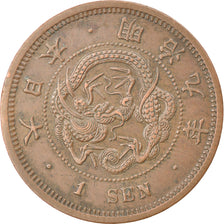 Monnaie, Japon, Mutsuhito, Sen, 1876, SUP, Cuivre, KM:17.1