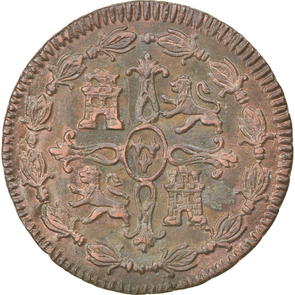 Moneda, España, Ferdinand VII, 8 Maravedis, 1814, Jubia, EBC+, Cobre, KM:461