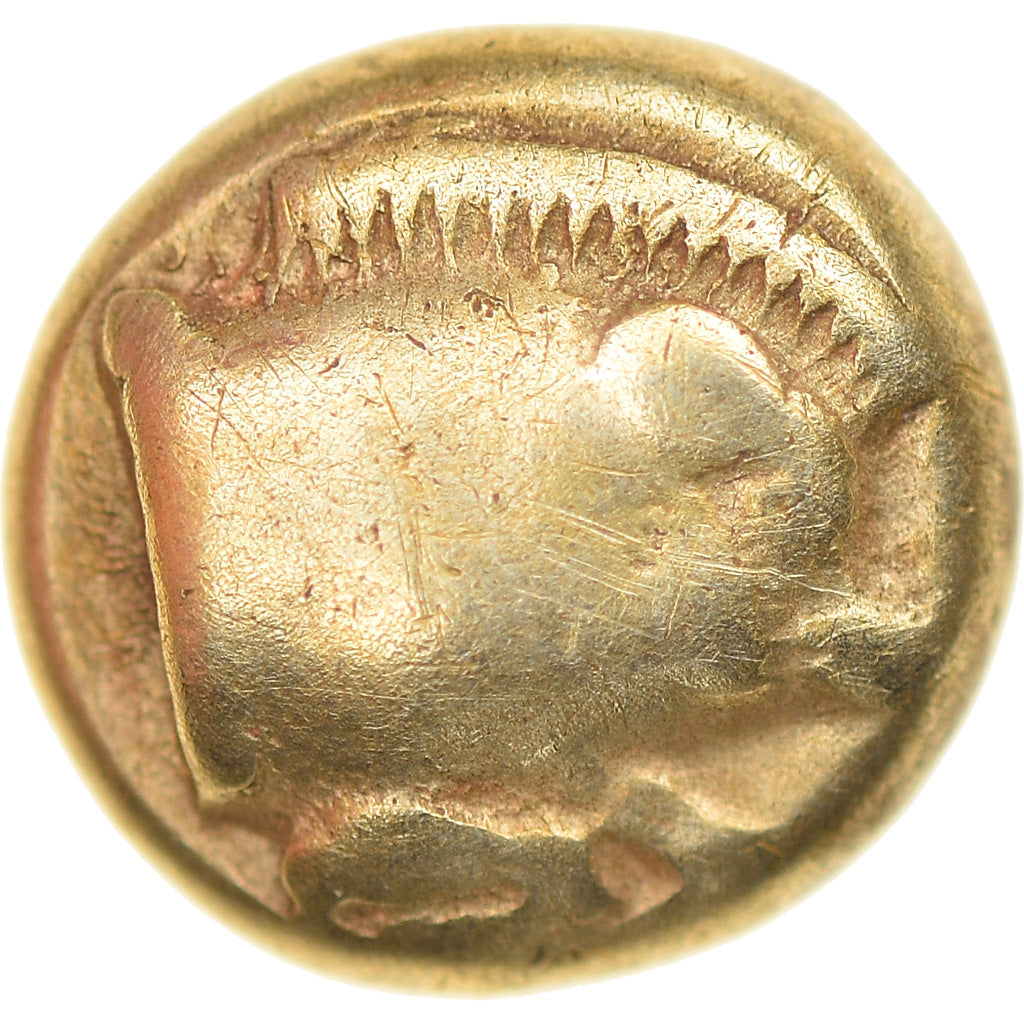 Coin, Lesbos, Mytilene, Hekte, 455-427 BC, VF(30-35), Electrum