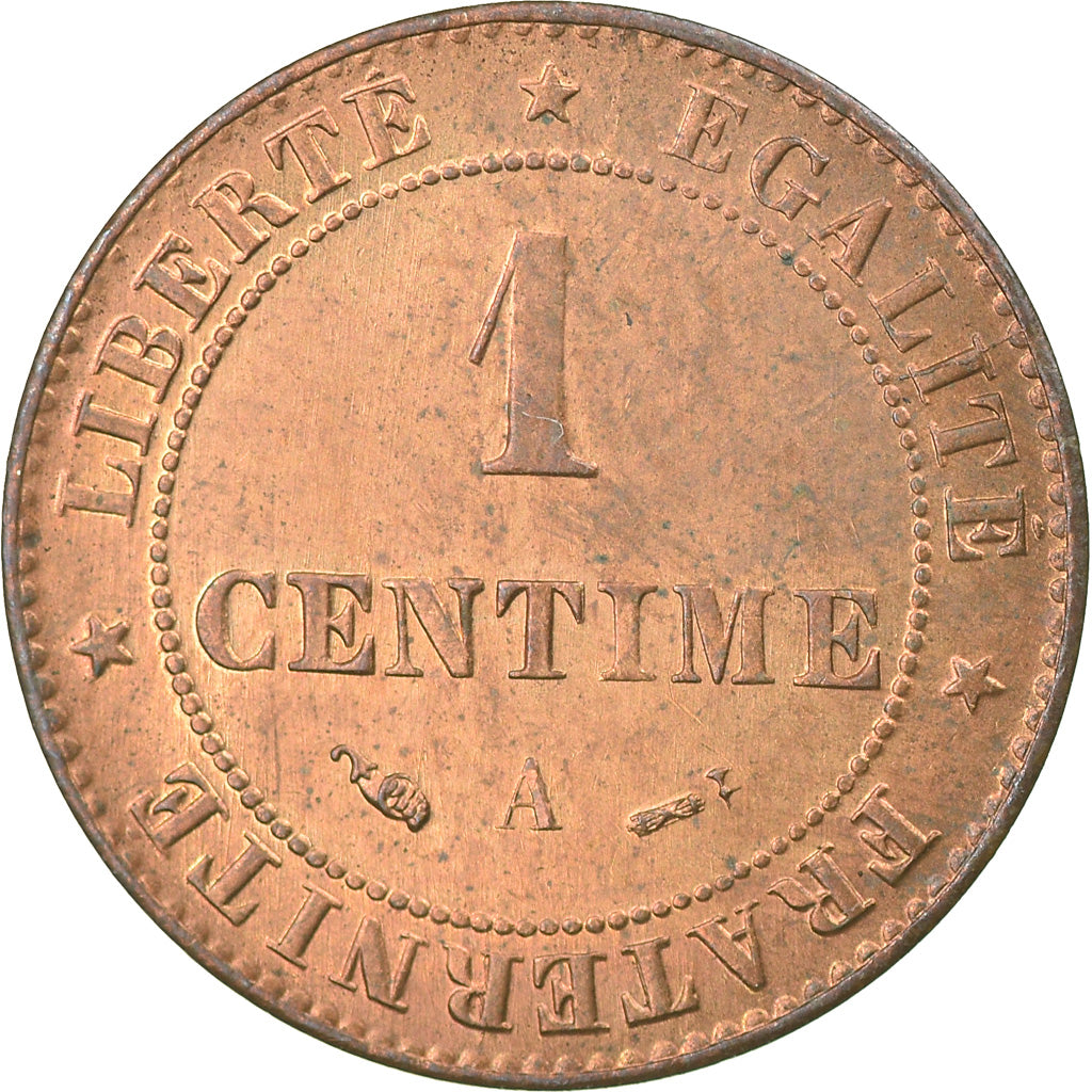 Coin, France, Cérès, Centime, 1884, Paris, MS(63), Bronze, KM:826.1