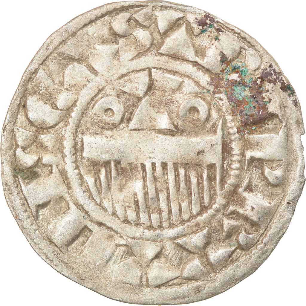 Monnaie, France, Champagne, Thibaut II, Denier, Provins, TTB, Argent