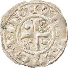 Coin, France, Champagne, Thibaut II, Denarius, Provins, EF(40-45), Silver