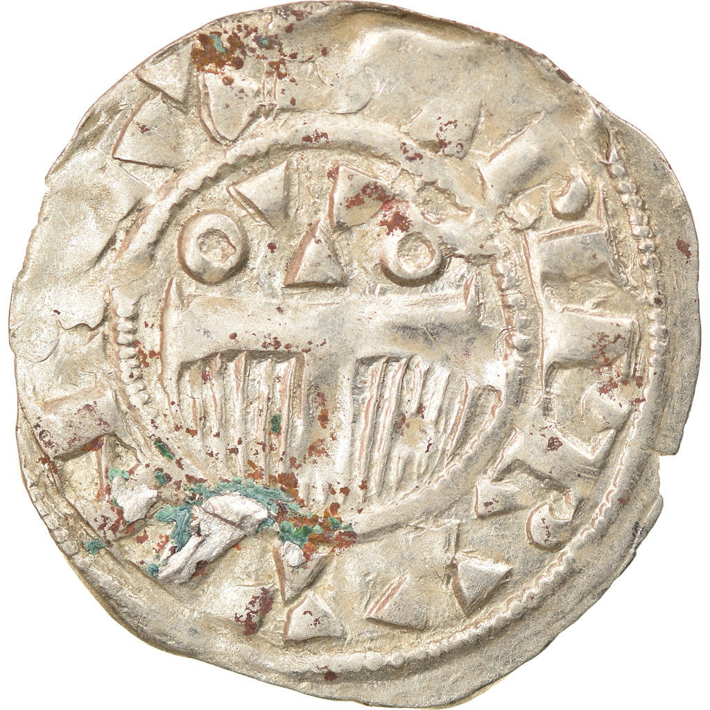 Coin, France, Champagne, Thibaut II, Denarius, Provins, EF(40-45), Silver