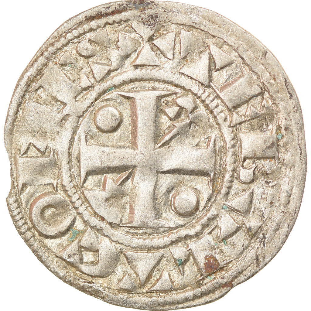 Monnaie, France, Champagne, Thibaut II, Denier, Provins, TTB, Argent