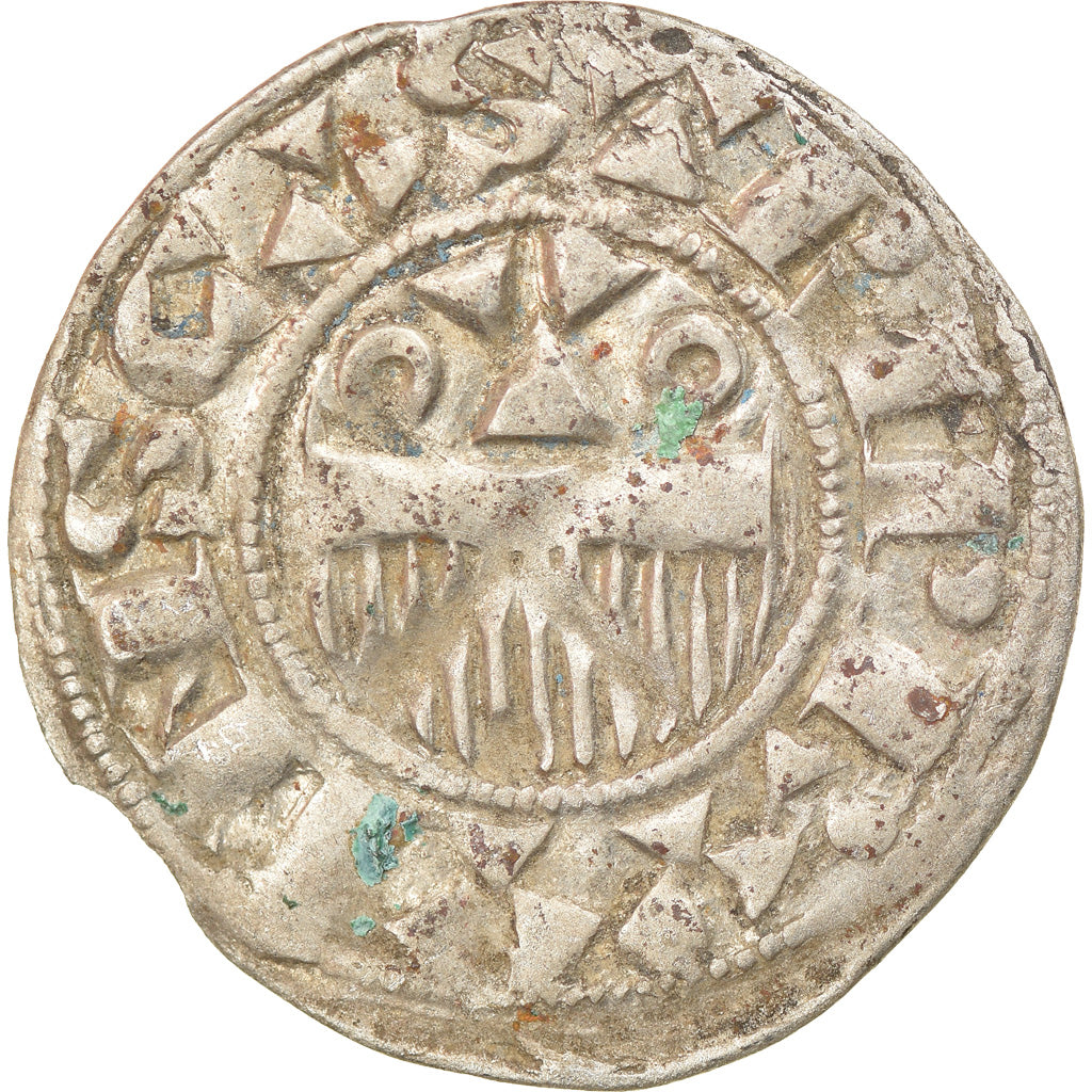 Monnaie, France, Champagne, Thibaut II, Denier, Provins, TTB, Argent