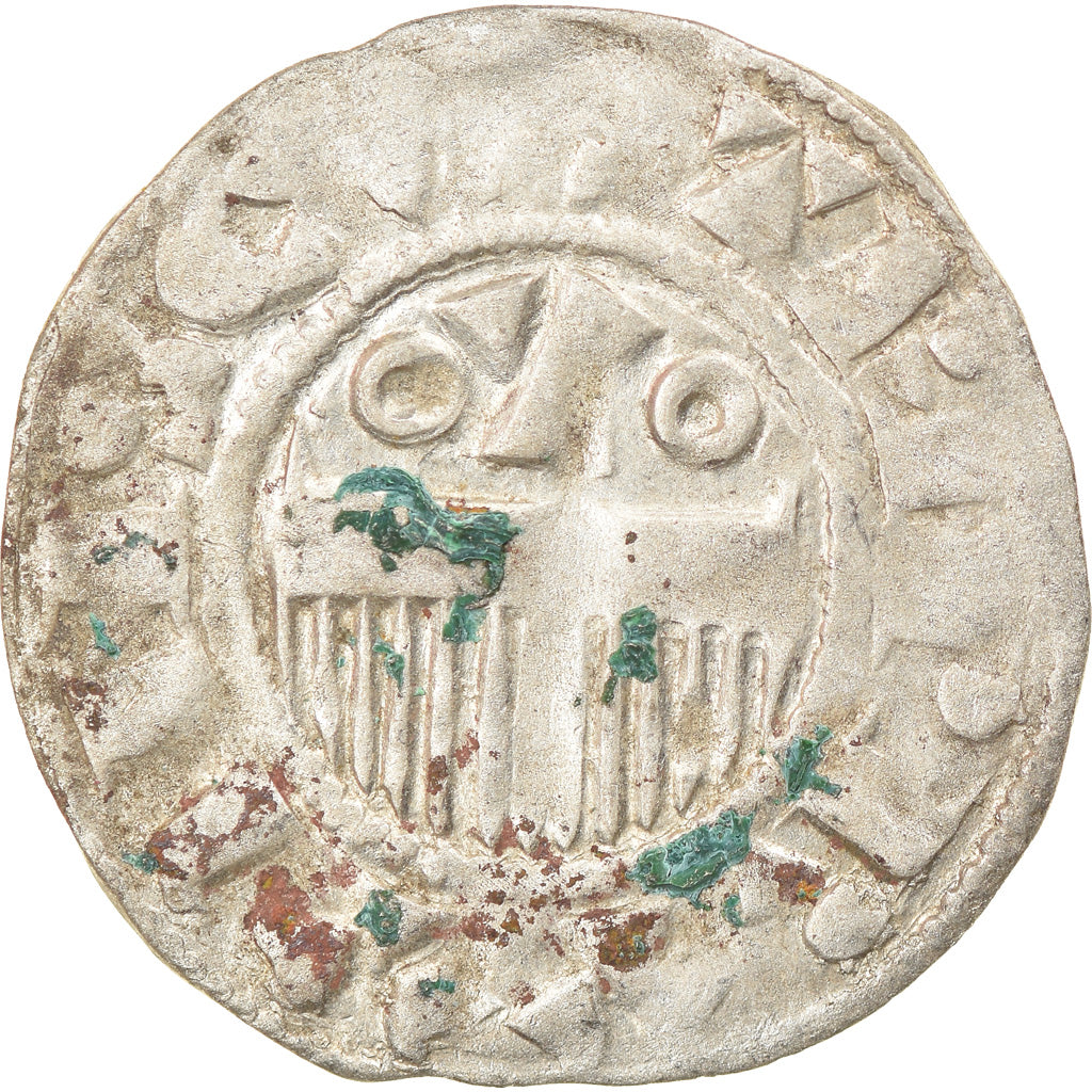 Coin, France, Champagne, Thibaut II, Denarius, Provins, EF(40-45), Silver
