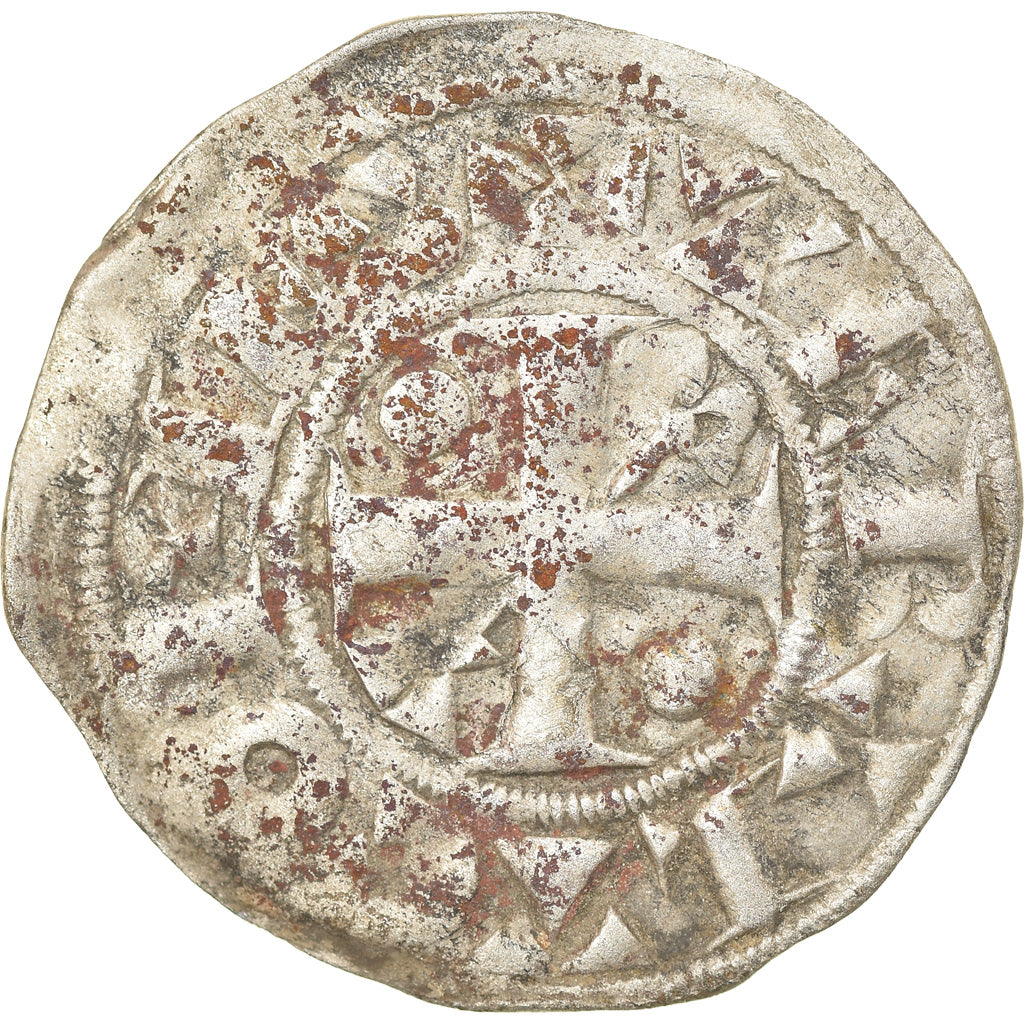 Coin, France, Champagne, Thibaut II, Denarius, Provins, VF(30-35), Silver