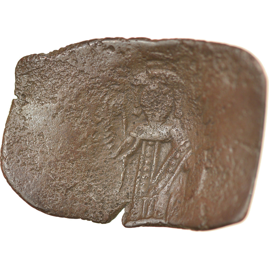 Monnaie, Isaac II Angelos, Aspron trachy, 1185-1195, Constantinople, B+, Billon