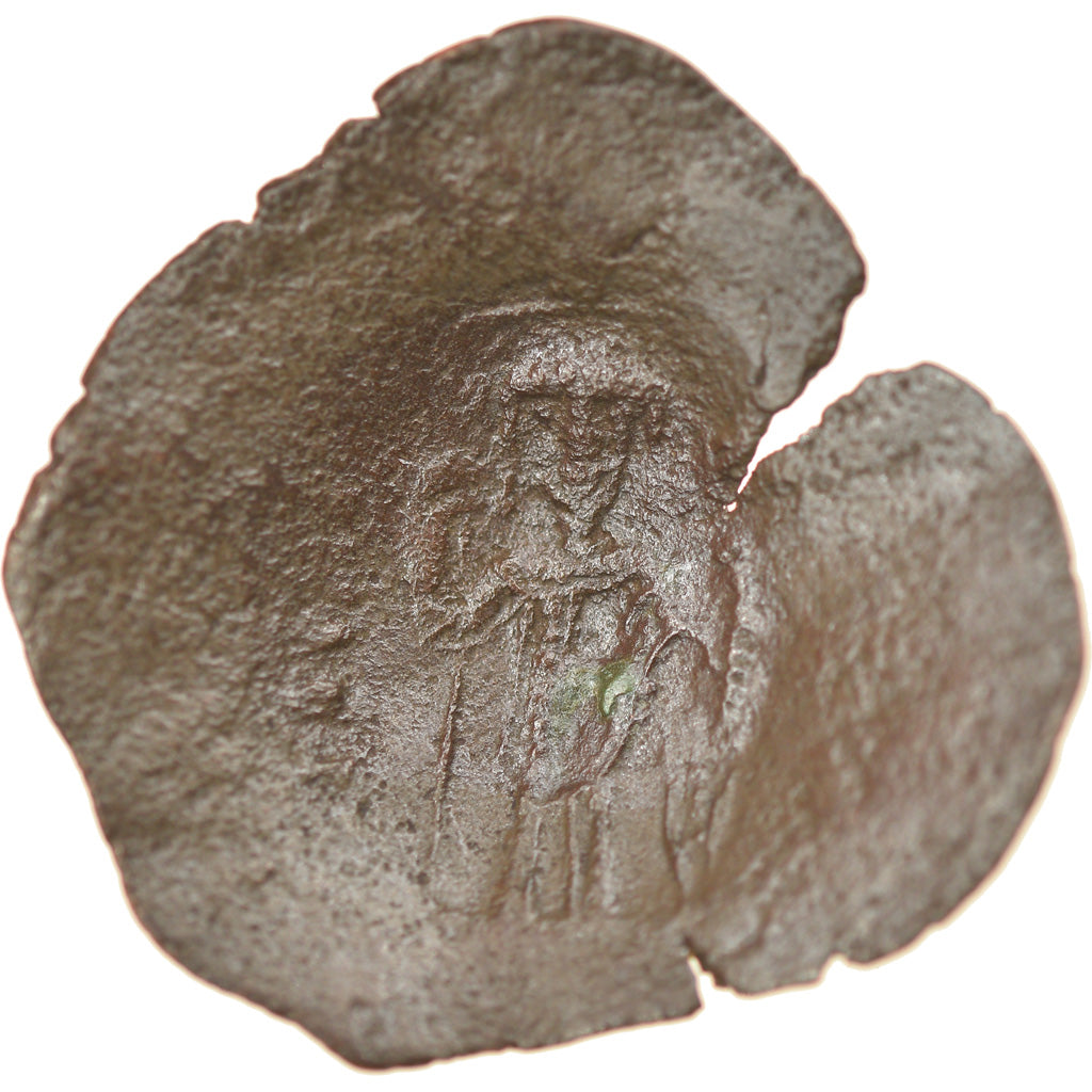 Moneda, Isaac II Angelos, Aspron trachy, 1185-1195, Constantinople, BC+