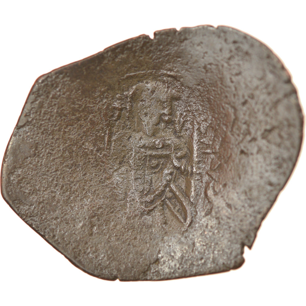 Münze, Isaac II Angelos, Aspron trachy, 1185-1195, Constantinople, S, Billon