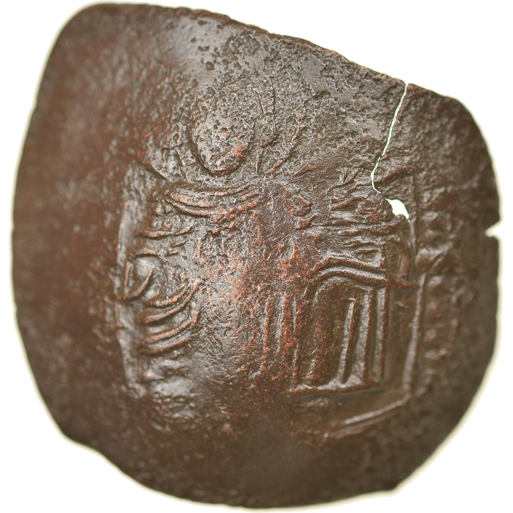Monnaie, Isaac II Angelos, Aspron trachy, 1185-1195, Constantinople, TB, Billon