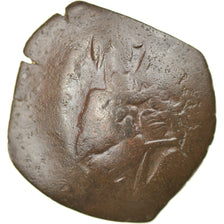 Moeda, Isaac II Angelos, Aspron trachy, 1185-1195, Constantinople, F(12-15)