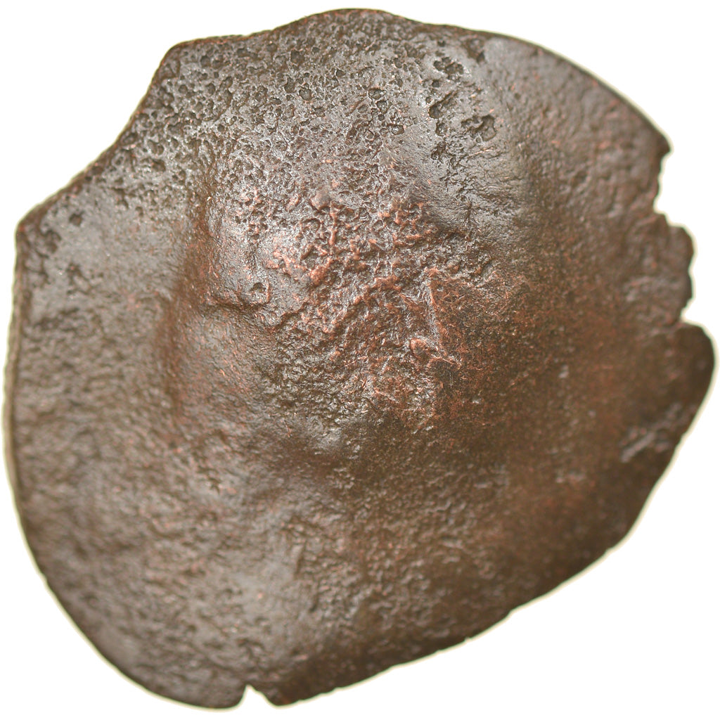 Monnaie, Isaac II Angelos, Aspron trachy, 1185-1195, Constantinople, B+, Billon