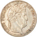 Moeda, França, Louis-Philippe, 5 Francs, 1839, Paris, EF(40-45), Prata