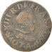 Munten, Frankrijk, Louis XIII, Double tournois, buste juvénile, Double