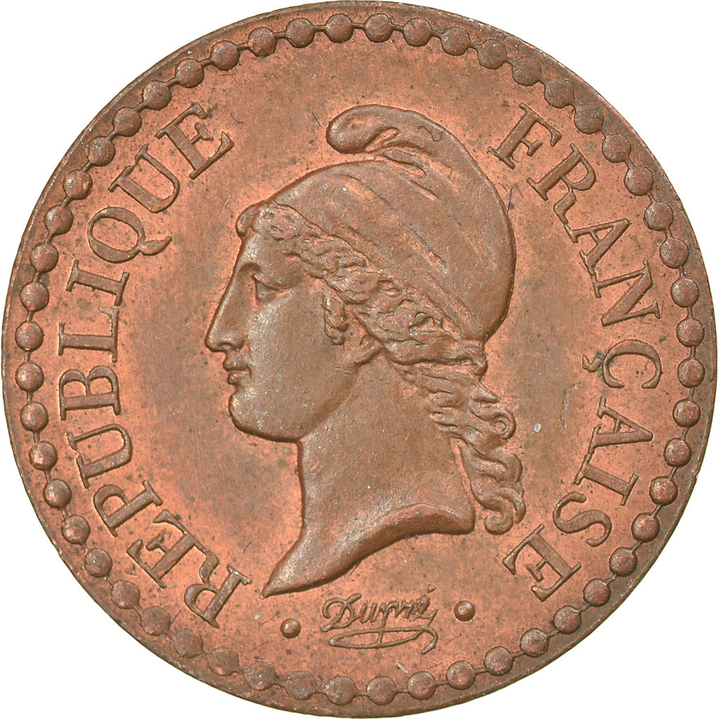 Coin, France, Dupré, Centime, 1848, Paris, MS(60-62), Bronze, KM:754