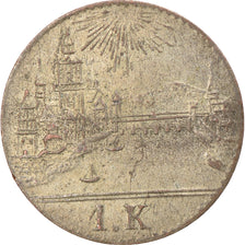Coin, German States, FRANKFURT AM MAIN, Kreuzer, AU(55-58), Silver, KM:317