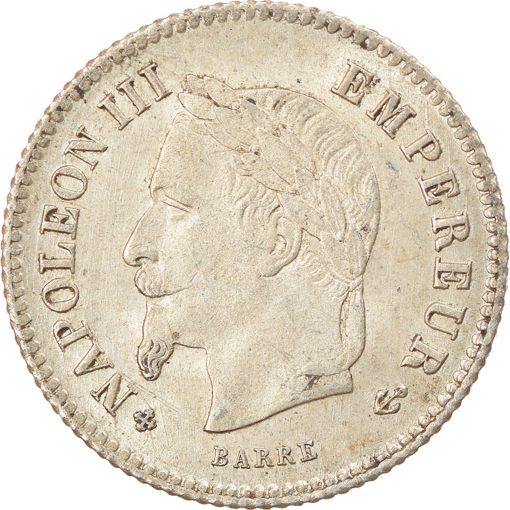 Coin, France, Napoleon III, Napoléon III, 20 Centimes, 1867, Strasbourg